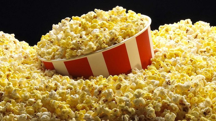 Popcorn google contents calories